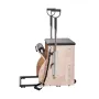 Pilates Chair, Split-Pedal Stability Combo Chairs with Handles, Rubber Wood Frame Yoga Fitness Trainer, Exercise Reformer, Pilat
