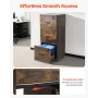 3 Drawer File Cabinet with Lock, Vertical Filing Storage Cabinets for Home Office, Heavy-Duty Locking Cabinet with 2-Level Adjus