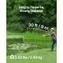 24 in Aquatic Weed Rake, 8.7 in Double Sided Lake Weed Rake, Pond Weeds Cutter with 30ft Rope, Tie Hole, No Assembly Required, L