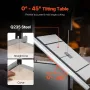 Band Saw, 340mm / 13.39-Inch, Benchtop Bandsaw with Stand, 440-846 RPM Continuously Viable Speed, 1100W 1.5HP, 220V, Optimized W