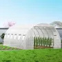 Walk-in tunnel drivhus, 20 x 10 x 7 ft bærbart plante hot hus