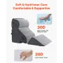 Wedge Pillow for Sleeping, 4 Pcs Adjustable Orthopedic Bed Wedge Set, Support Leg Neck Shoulder, Post Surgery Pillow for Back Pa