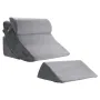 Wedge Pillow for Sleeping, 4 Pcs Adjustable Orthopedic Bed Wedge Set, Support Leg Neck Shoulder, Post Surgery Pillow for Back Pa
