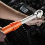Click Torque Wrench Set, 1/4Inch Drive, 20-240 lbf-in / 2.3-27.1N.m, Dual-direction and Dual Range Scales, 72-Tooth, ±3% High Pr
