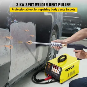 Stud Welder Dent Repair Kit, 3 KW 220 V Spot Welder Dent Puller with 2 Welding Guns, 7 Modes Spot Welding Machine for Car Body