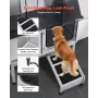 Stainless Steel Dog Washing Station, 127 cm Pet Grooming Tub w/ Ramp, PE Water Filter Board, Faucet & Showerhead & Soap Holder D
