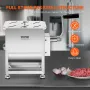 Manual Meat Mixer, 15L Fixed Tank Meat Processing Equipment(Mixing Max 15LBS for Meat), Stainless Steel Meat Mixer, Sausage Mixe