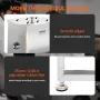 Manual Meat Mixer, 15L Fixed Tank Meat Processing Equipment(Mixing Max 15LBS for Meat), Stainless Steel Meat Mixer, Sausage Mixe