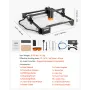 Laser Engraver, 20W Output, Laser Engraving Cutter Machine, 13.7 x 15.7 in/35 x 40 cm Working Area, 10000 mm/min Movement Speed,