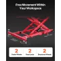 Motorcycle Lift Table, 1000lbs Weight Capacity, 360° Flexible Moving Motorcycle Jack Stand, 8.6-31 in Height Range, Heavy Duty B