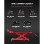1000 kg hydraulisk motorcykel Jack Lift Hoist Stand Dirt Street