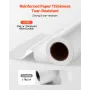 Headrest Paper Rolls, 25-Pack 8.5" x 125 ft Medical Exam Paper with Crepe Surface, Disposable Headrest Paper for Barrier Protect