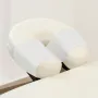 Headrest Paper Rolls, 25-Pack 8.5" x 125 ft Medical Exam Paper with Crepe Surface, Disposable Headrest Paper for Barrier Protect