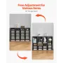 Literature Organizer, 36 Compartments Office Mailbox with Adjustable Shelves, Wooden Mailbox Sorter Medium Density Fiberboard Of