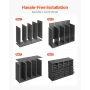 Literature Organizer, 36 Compartments Office Mailbox with Adjustable Shelves, Wooden Mailbox Sorter Medium Density Fiberboard Of