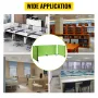 Desk Divider 60'' Desk Privacy Panel, 3 Panels Privacy Acoustic Panel, Sound Absorbing Acoustic Privacy Panel, Reduce Noise and 