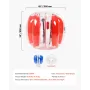 Inflatable Bumper Balls 2-Pack, 4FT/1.2M Body Sumo Ball, Durable Thick PVC Human Hamster Bubble Knocker for Outdoor Sports Team 