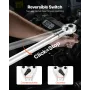 Click Torque Wrench, 3/4 Inch Drive, 100-600 lbf-ft / 136-814N.m, Dual-direction Torque Wrench Set with Dual Range Scales, 48-to
