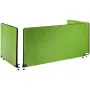 Desk Divider 60'' Desk Privacy Panel, 3 Panels Privacy Acoustic Panel, Sound Absorbing Acoustic Privacy Panel, Reduce Noise and 