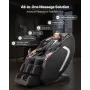 Massage Chair, 4D Full Body Zero Gravity Recliner with SL Track, Yoga Stretch, AI Voice Control, Heat, Foot Roller, Retractable 