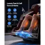 Massage Chair, 4D Full Body Zero Gravity Recliner with SL Track, Yoga Stretch, AI Voice Control, Heat, Foot Roller, Retractable 