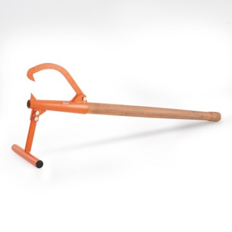 Timberjack 46.5" Heavy Duty Log Lifter Wooden Handle for Max 15" Dia Logs