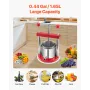 Frugtvin Press Manual Press til vin Making 0,44 gal/1,65L