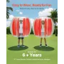 2-pack 3ft/0,9 m oppustelig kofangerkugler PVC Body Sumo Zorb