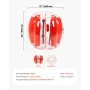 Inflatable Bumper Balls 2-Pack, 3FT/0.9M Body Sumo Zorb Ball, Durable Thick PVC Human Hamster Bubble Knocker for Outdoor Sports 