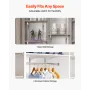 Shelf Pilaster, 39-inch 10 Pack, Upright Wall Shelving System, Heavy Duty Support System Single Slot Shelf Rails, 40 Screws Incl