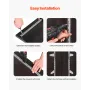 Shelf Pilaster, 39-inch 10 Pack, Upright Wall Shelving System, Heavy Duty Support System Single Slot Shelf Rails, 40 Screws Incl