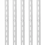 Shelf Pilaster, 39-inch 10 Pack, Upright Wall Shelving System, Heavy Duty Support System Single Slot Shelf Rails, 40 Screws Incl