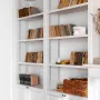 Hylde spor 36,3-tommer 6 pakke justerbar stålvægmonteret