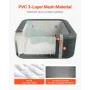 Oppustelig boblebad 4 til 6 personer 1850 x 660 mm firkantet