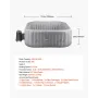 Inflatable Hot Tub, 4 to 6 Person Capacity, 1850 x 660mm Square Portable Outdoor Spa, with 130 Soothing Jets, Filter, Cover and 