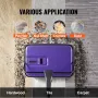 Carpet Sweeper Manual, Floor Sweeper with 300 ml Dustbin Capacity Easy to Empty, 17 cm inch Cleaning Width for Home Office Carpe