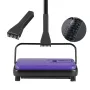 Carpet Sweeper Manual, Floor Sweeper with 300 ml Dustbin Capacity Easy to Empty, 17 cm inch Cleaning Width for Home Office Carpe