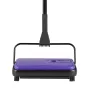 Carpet Sweeper Manual, Floor Sweeper with 300 ml Dustbin Capacity Easy to Empty, 17 cm inch Cleaning Width for Home Office Carpe