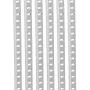 Shelf Pilaster, 36.3-inch 8 Pack, Adjustable Shelf Brackets Steel Mortise Mount Pilaster Strip Standards with 32 Screws, Suitabl