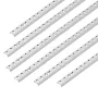 Shelf Pilaster, 72.7-inch 20 Pack, Adjustable Shelf Brackets Steel Mortise Mount Pilaster Strip Standards with 140 Screws, Suita
