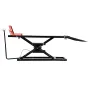 Motorcycle Lift Table, 1500lbs Weight Capacity, Pneumatic Motorcycle Jack, 8.6-31 in Height Range, Heavy Duty Bike Repair Stand 