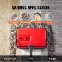 Carpet Sweeper Manual, Floor Sweeper with 300 ml Dustbin Capacity Easy to Empty, 17 cm Cleaning Width for Home Office Carpets Pe