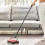 Tæppegulv fejemanual 170 mm bredde fejende stier rød