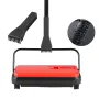 Carpet Sweeper Manual, Floor Sweeper with 300 ml Dustbin Capacity Easy to Empty, 17 cm Cleaning Width for Home Office Carpets Pe