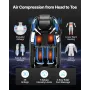 Dual-Core 4D+3D Full Body Massage Chair, with Extended SL Track, Deep Yoga Stretch, Electric Extendable Footrest, TFT, AI Voice 