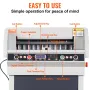 Electric Hydraulic Paper Cutter, Heavy Duty Paper Cutter Machine, 1.57 in / 40 mm Cutting Thickness, 18 in / 457.2 mm Cutting Wi