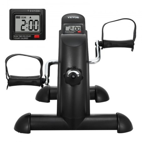 Under Desk Bike Pedal Exerciser Mini Exercise Bike for Arm Leg Exercise