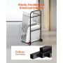 Folding Chair Rack, 100 LBS Capacity, Heavy-duty Chair Cart for Hanging 10 Chairs, Multi-Function Metal Chair Storage Dolly with
