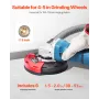 Grinding Dust Shroud for Angle Grinder, Universal 4-5 in, Surface Grinder Dust Shroud with 6 Clamping Washers & 5 in Diamond Gri