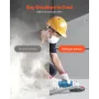 Grinding Dust Shroud for Angle Grinder, Universal 4-5 in, Surface Grinder Dust Shroud with 6 Clamping Washers & 5 in Diamond Gri